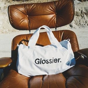 Glossier Sneaker White Duffel Bag